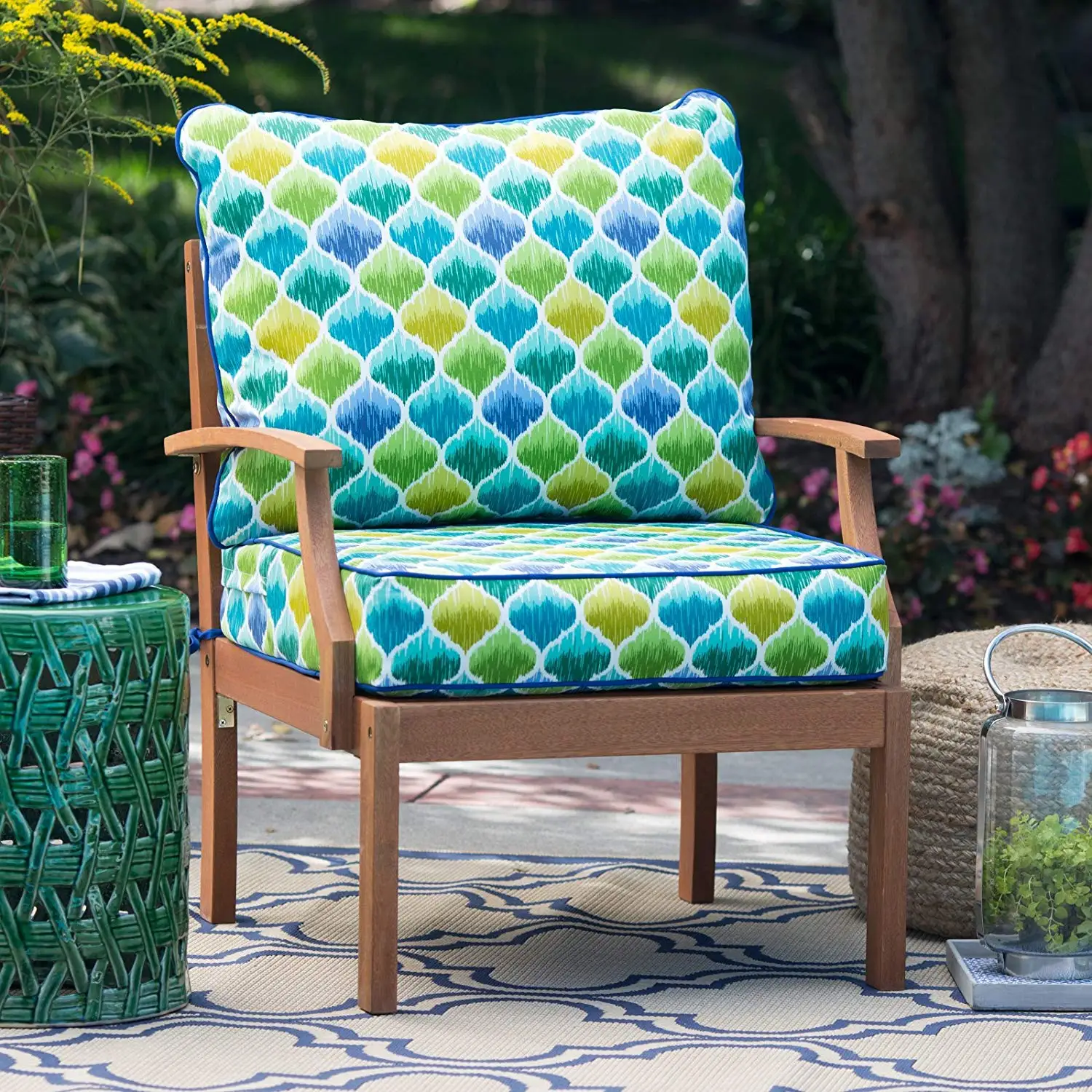 Unique Chair Cushions Outdoor Cheap for Large Space