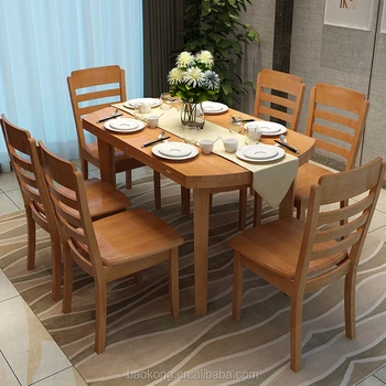 folding dining table set 6 seater