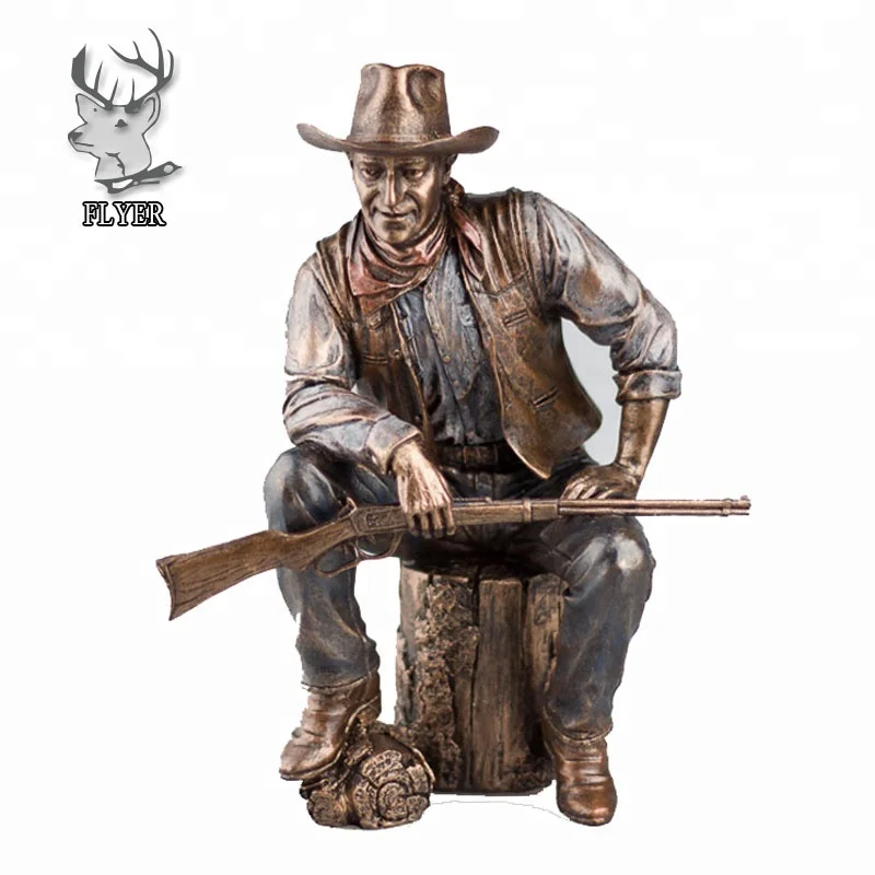 Resin Craft Outdoor Life Size Resin Cowboy Statue For Sale Buy Resin