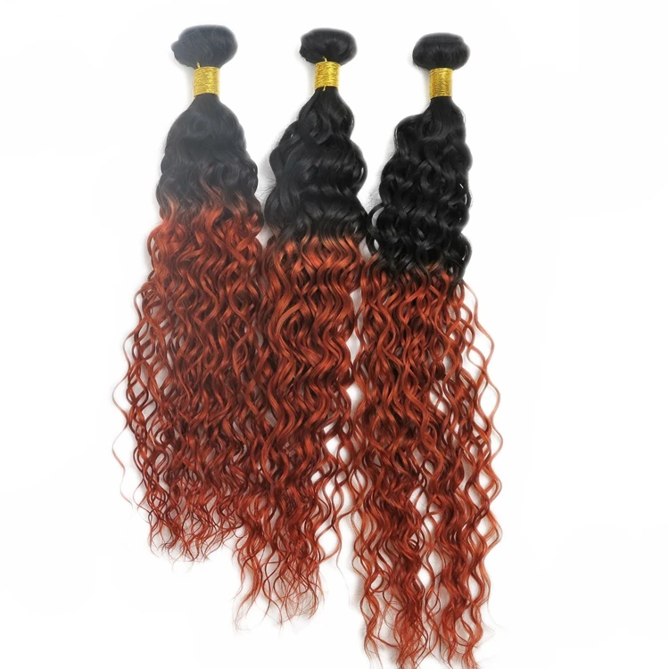 Harmony Wet And Wavy Sew In 100 Percent Human Hair Two Tone Ombre