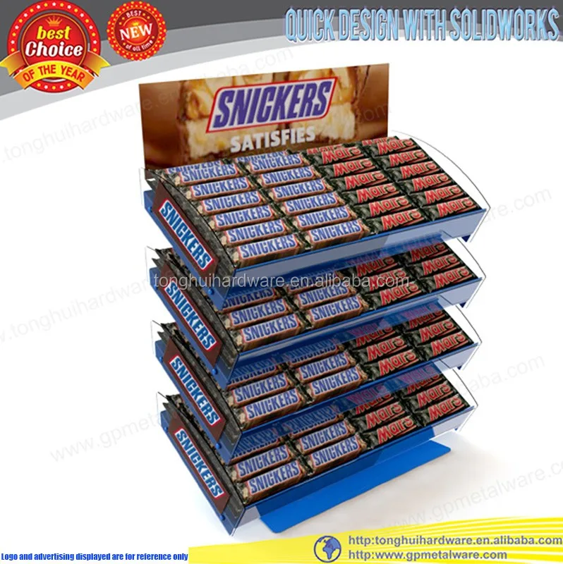 Metal Wire Chocolate Bar Display Stand With Brochure Holder Buy