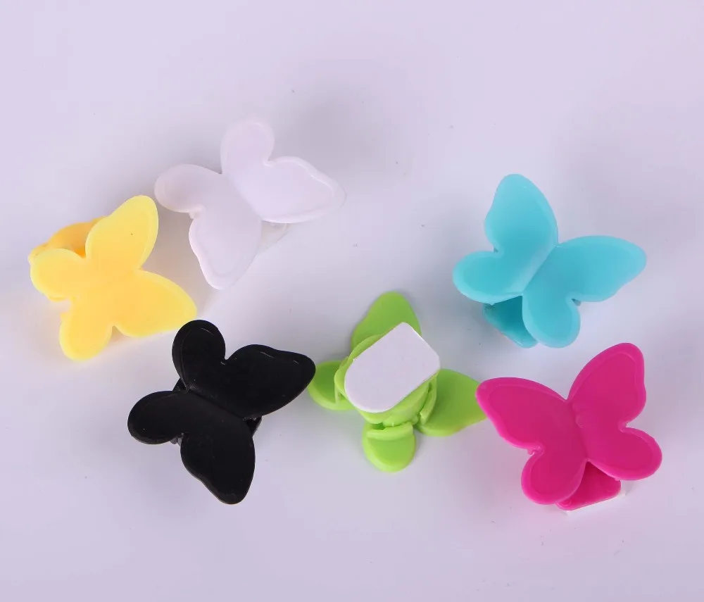 1 Dollar China Supplier Plastic Adhesive Tape Butterfly Cable Holder