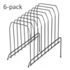 Home and Office Desktop Bookshelf Metal Wire black Magazine Storage Rack Holder mesh Desk file organizer
