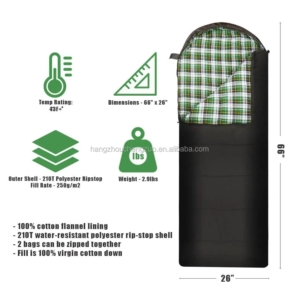 kids flannel sleeping bag