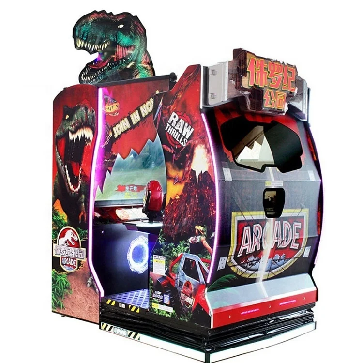 Jurassic Park 2 Pemain Simulator Arcade Shooting Game Mesin