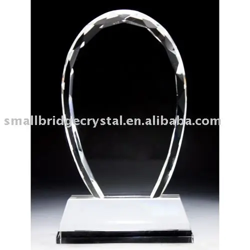 Simple Popular Nice 3d Laser Crystal Trophy Award Crystal Souvenir factory