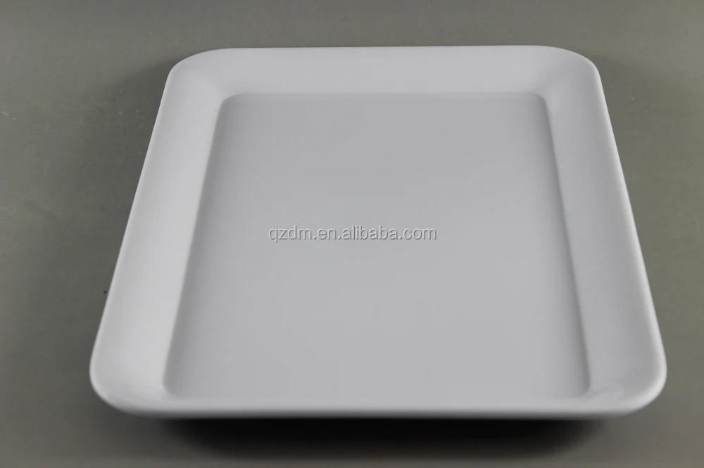 35x25cm Melamine Rectangle Tray,White Melamine Square Tray