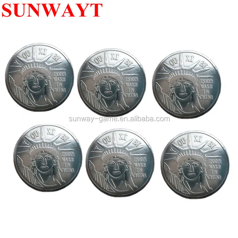 Stainless Steel Game Tokens Wholesale Custom Made Metal Token Coin For ...