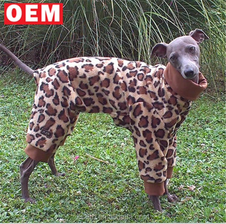 leopard dog sweater