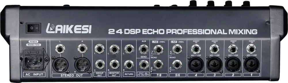 wireless contact audio mixing USB sound mixer 24 DSP professional mixer console