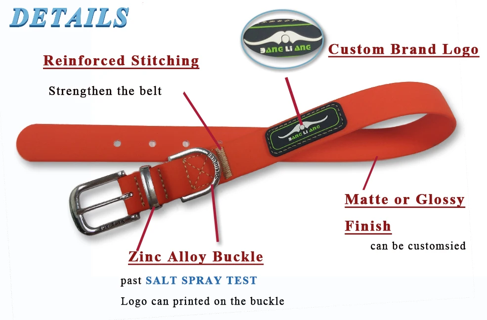 matte finish PVC silicone dog collar