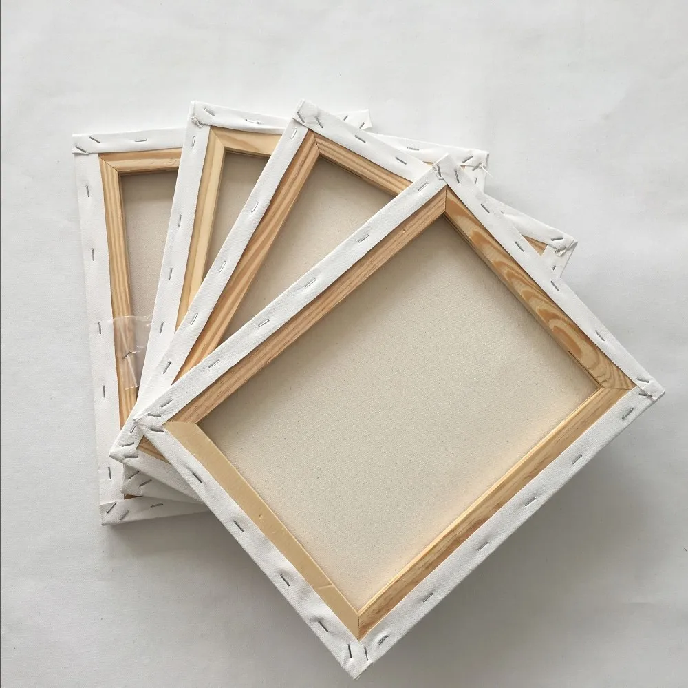 30 * 40 Cmcotton Blank Canvas Wooden Picture Frame Various 
