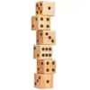 Outdoor garden kids game wooden dice