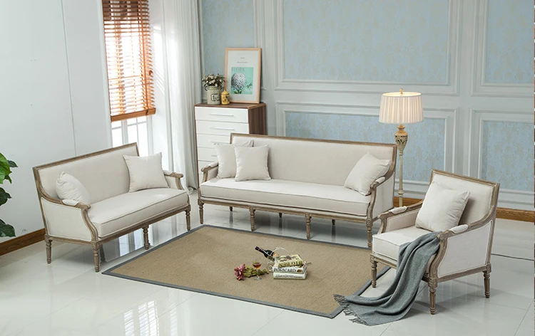 French style funiture sofa home of classic sofa set 5 seater WA664