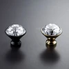 European Style Luxury Diamond Crystal Drawer Knob with Brass Base C-1221