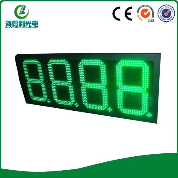 7 Segment LED Display Gas Oil Petro Fuel LED Price Sign Changers LED ...