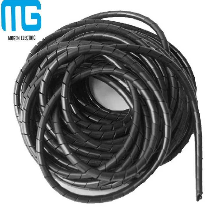 Pe Protection Wear Wire Organizer Spiral Tube Electrical Wire Sleeve