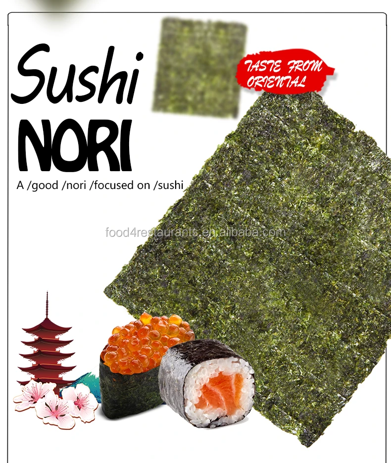 Halal Nori Sheets Sushi Seaweed Ajitsuke Sushi Nori Buy Ajitsuke