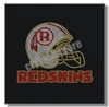 Redskins Rhinestone Hotfix Transfer Football Helmet for t shirt