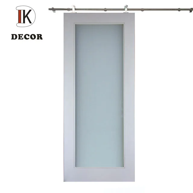 أبواب الحظيرة والسكك الحديدية مع إدراج طاولة بسطح زجاجي محفور للحمام الضيافة