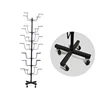 rotating hat display cap rack shelf metal hat tree stand
