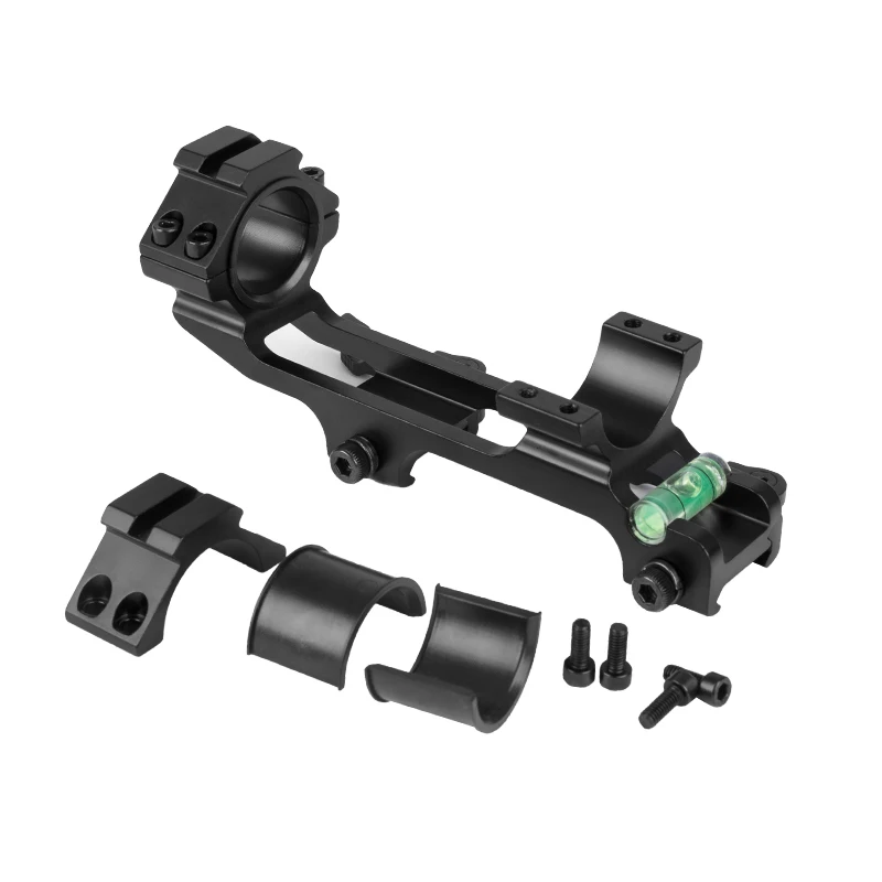 Adjustable Scope Ings – 25.4mm/30mm Tube | 6-Level Height  1 2 1 4 25 4mm 30mm Picatinny Rail Compatible