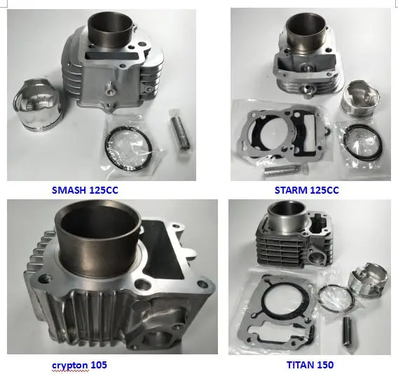 Vespa 150 cylinder block kits 57mm bore size