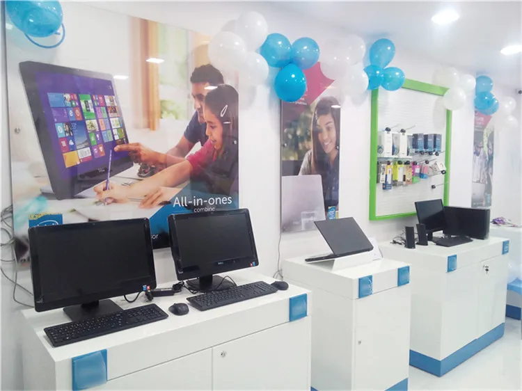 Laptop Showroom Design Retail Store Display Modern Computer Laptop Shop