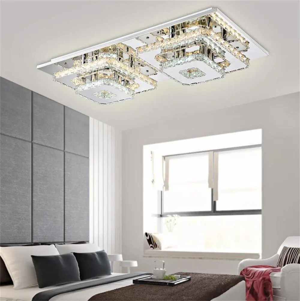 Aesthetic E Light Find Deals On Line At Get Quotations Dididd Ceiling Light Modern Aesthetic Atmosphere Rectangular Led Crystal Living Room Bedroom Restaurant