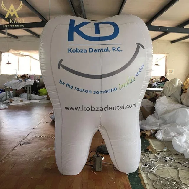 White Inflatable Tooth Balloon For Advertising Event Decoration Buy