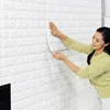 3d Modern Style and Moisture-Proof Function wallpaper bricks sticker self-adhesive roll