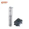 Agricultural stainless steel 1 hp sun well solar water pump submersible deep well water pump