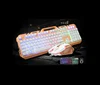 Wired Usb Backlit Ergonomic Gamer Keyboard with Multimedia Function + 4D Optical Mouse GK6500 Keyboard