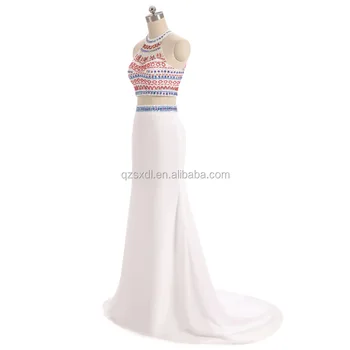 Bare Midriff Evening Dress