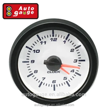 52mm Universal White Dial Clock Gauge – Red LED – Waterproof For Car Truck Marine 12V/24V