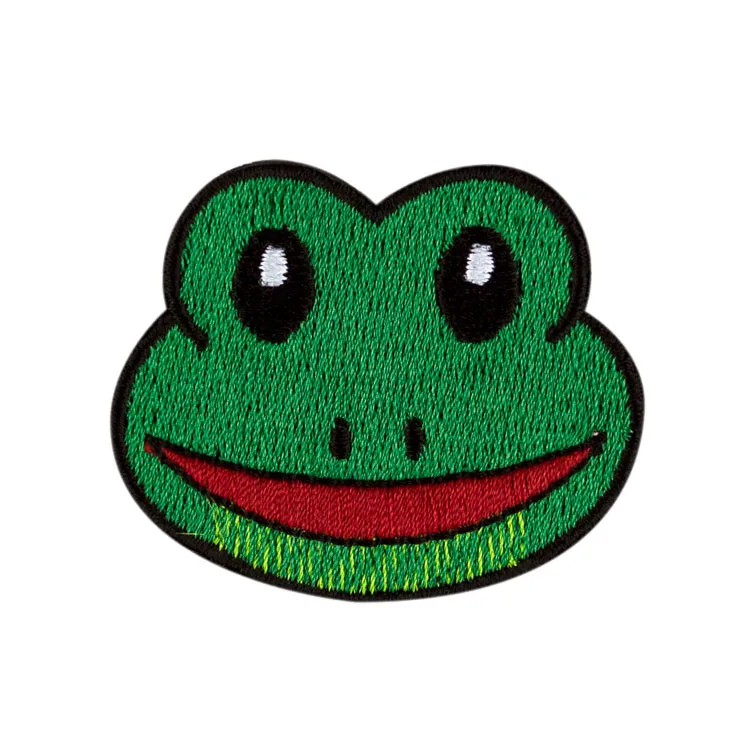 Download Wholesale Frog Shape Clothing Embroidery Patch Custom Iron ...