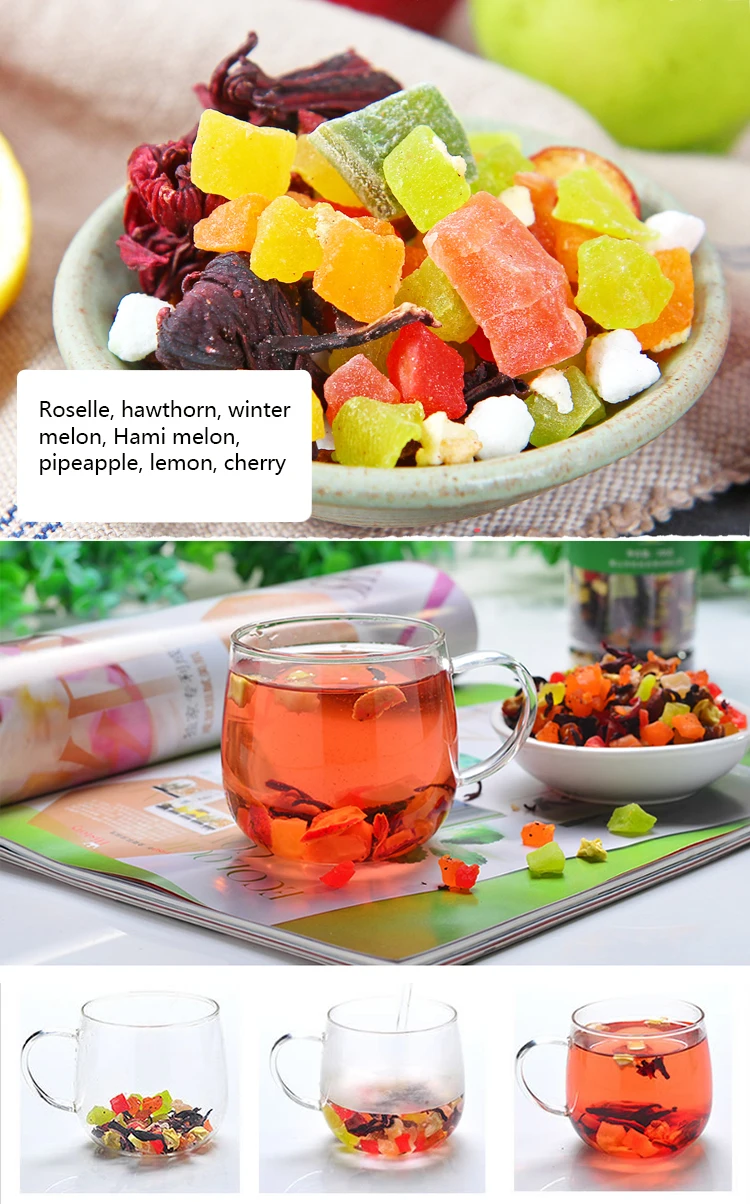 Top 10 Fruit Tea In Year Roselle Hawthorn Winter Melon Hami Melon