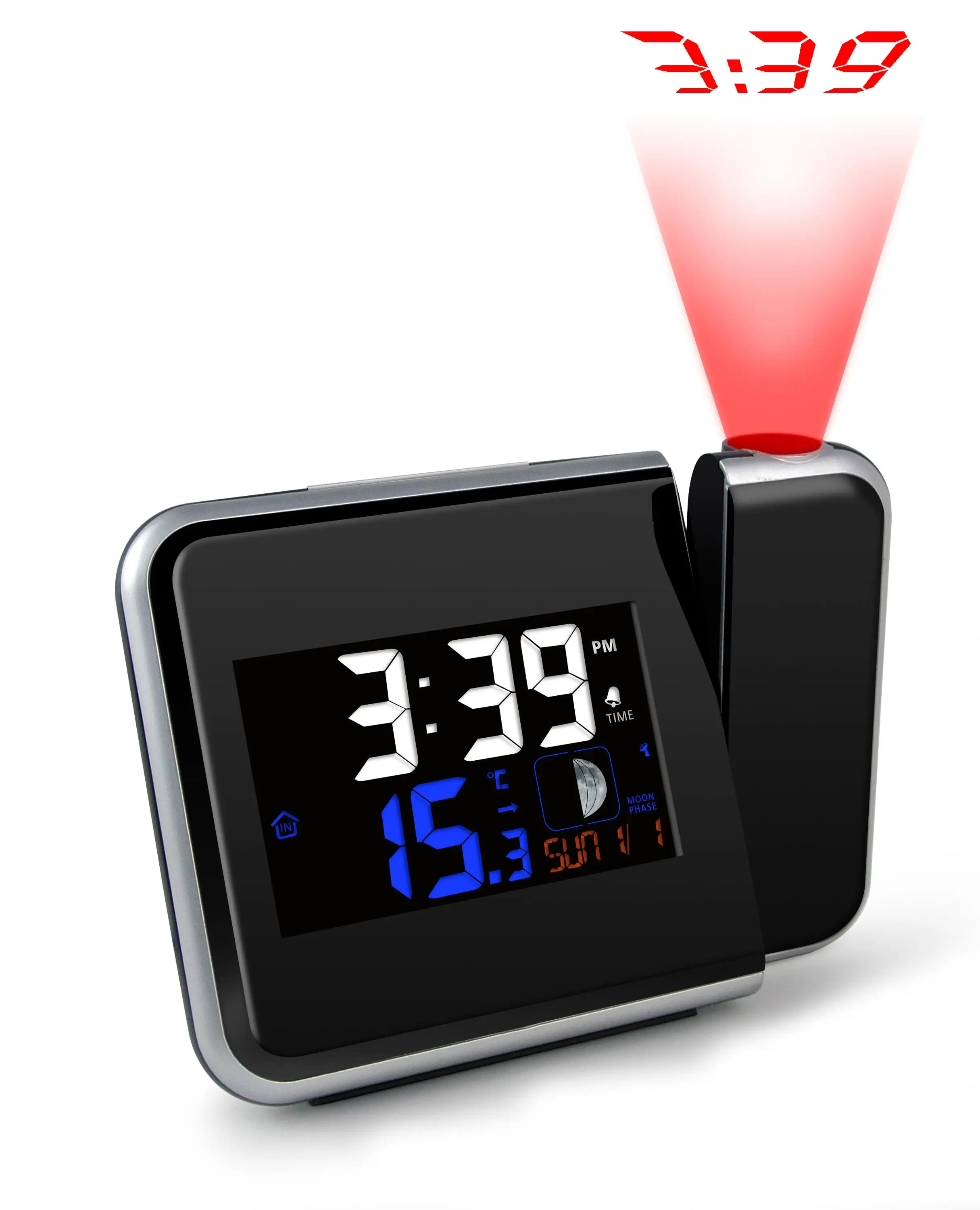 Projector alarm digital RADIO CONTROLLED clock