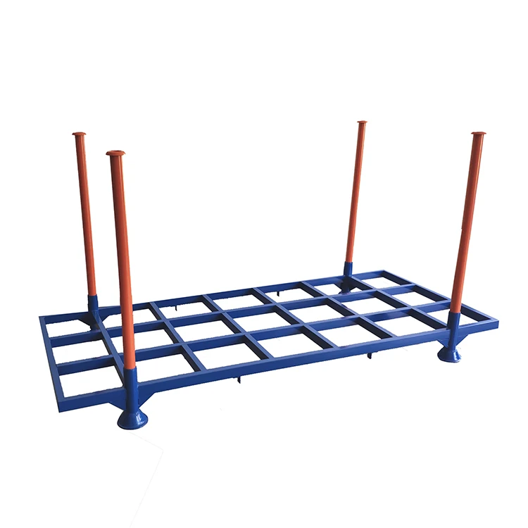 Warehouse Heavy Duty Steel Mobile Storage Stackable Post Pallet
