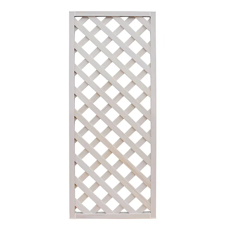 Diy Colors Cheap Vinyl Decorative Wood Expandable Lattice Fence