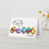 Nice quality Matte CMYK print process Happy Easter Wishes Card