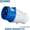 QIXING CEE/IEC First Generation Industrial Plug IP44 16A 230V 3P 6H