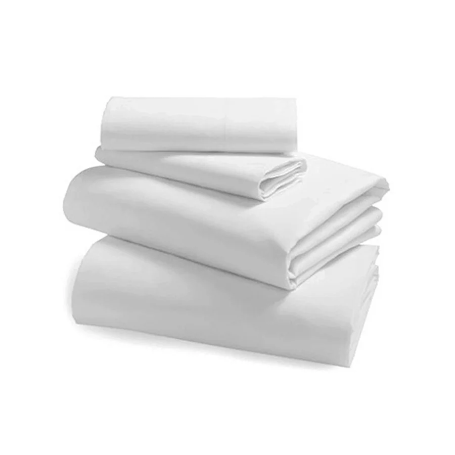 Hotel Supplies Bed Sheets White Wholesale Polyester Cotton Bedding Set ...