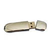 high quality smooth silver metal bar usb disk 64gb 32gb stainless steel usb