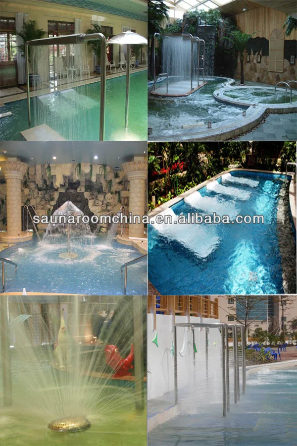 Acrylic Water Mushroom Outdoor Pool Shower - China Outdoor Pool Shower, SPA  Impactor