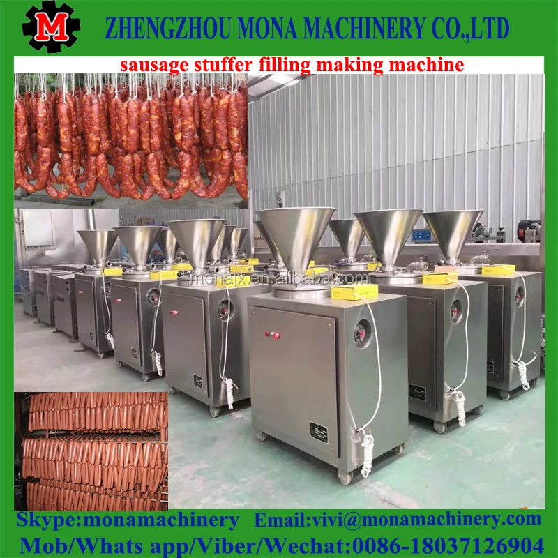 11 food grade chicken mortadella casing sausage making machine.jpg