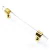 Factory Wholesale 128mm Hole Centers Acrylic Cabinet Furniture Shower Satin Gold Door Pull Handle,Good Quality