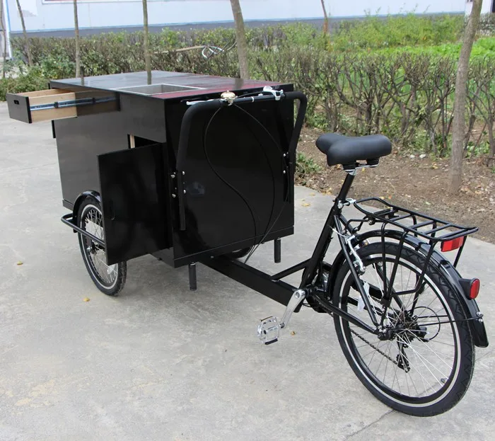 3 Wheel Electric Trike Van Cargo Tricycle With Cabin For Food Vending