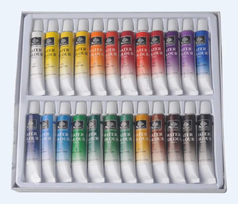 Amazon Hot Sell Artist Studio Watercolor Paints With 48 Colors Solid