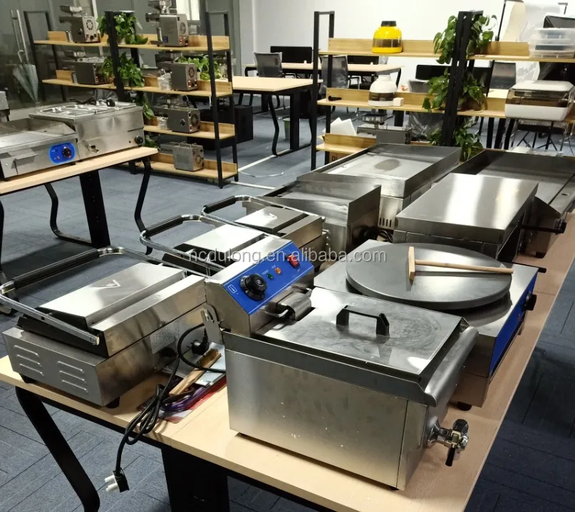 Stainless steel low wattage commercial electric deep fryer 10L for